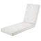 Classic Accessories FadeSafe 80x26x3" Rectangle Patio Quilted Chaise Lounge Cushion, Grey 62-029-GREY-EC - alternate 6